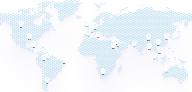 World map With Pointers